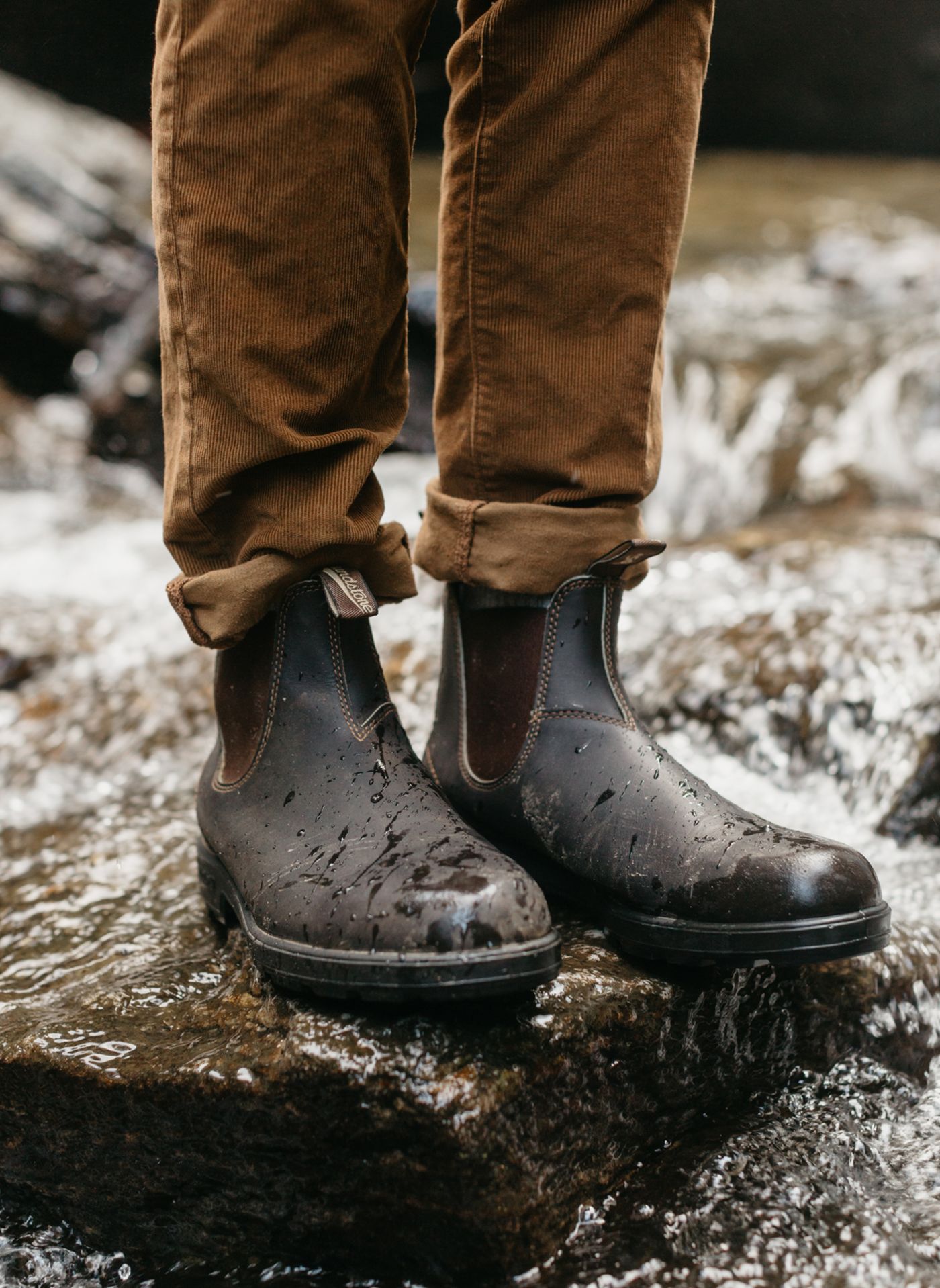 Blundstone shops 500 Stout Brown Chelsea Boot